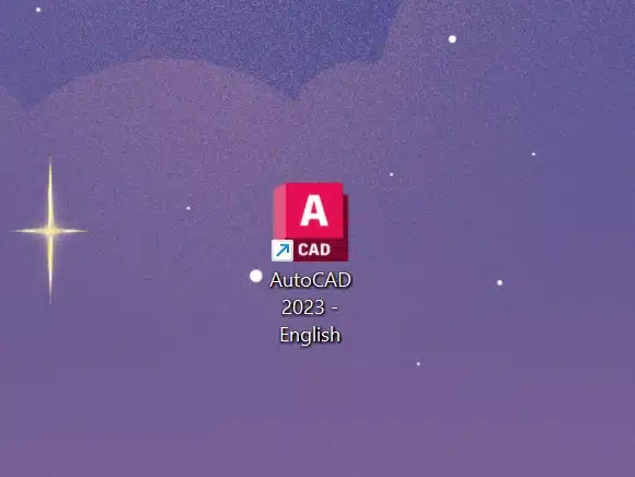 Biểu tượng Autocad 2023 trên Desktop