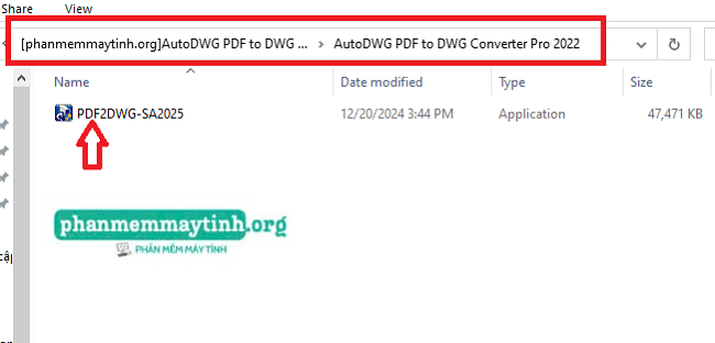 Mở file theo hướng dẫn để cài đặt phần mềm.
