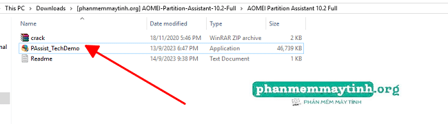 Chạy file "PAssist_TechDemo".