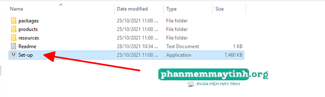 Bạn tiếp tục chạy file setup dưới quyền Administrator.