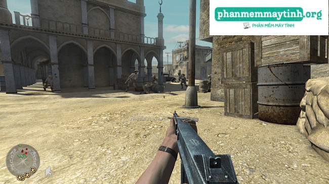 Giao diện chính của game Call Of Duty.